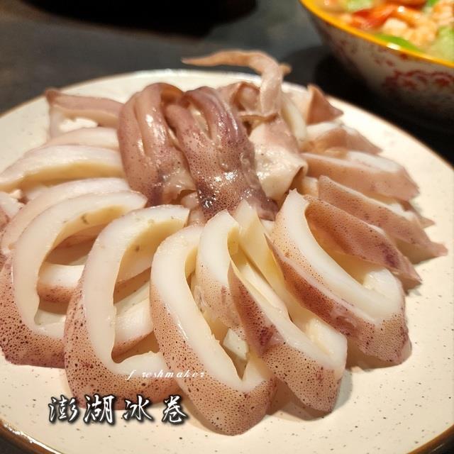 鮮味工坊,250澎湖頂級冰中卷(熟食- 單尾真空包裝)2尾一組